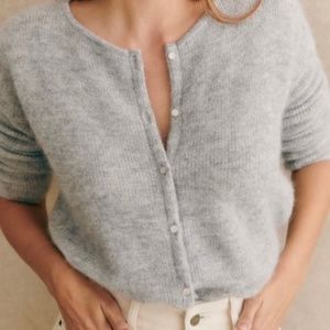 Sezane Gaspard Cardigan size S - Mottled gray